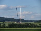 WEA Portenhagen-Luethorst 2014-06-12 - 01  Fertiger Turm mit Gondel